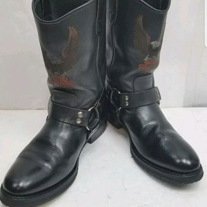 Vintage USA HARLEY DAVIDSON Men's Western Leather